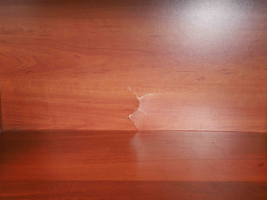 Шкаф-стеллаж для документов ДСП Вишня Россия