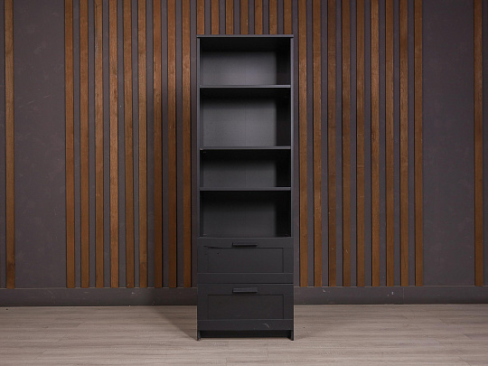 Шкаф для документов ДСП Чёрный Россия