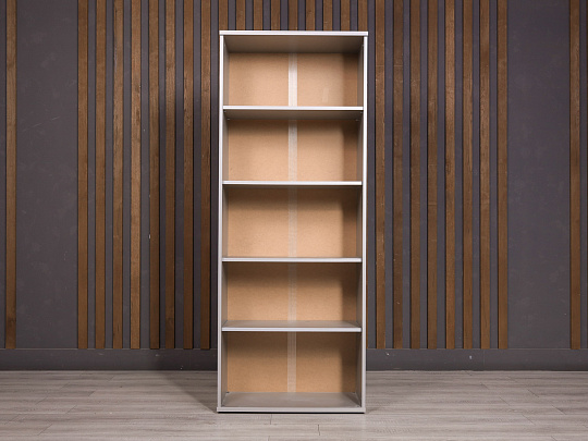 Шкаф-стеллаж для документов ДСП Серый Россия