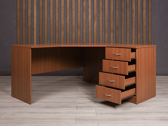 Стол с тумбой ДСП Орех Россия