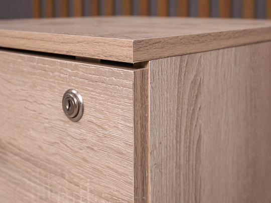 Тумба подкатная ДСП Ясень шимо Россия