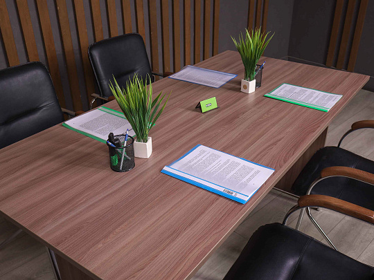 Стол для переговоров ДСП Ясень шимо Россия