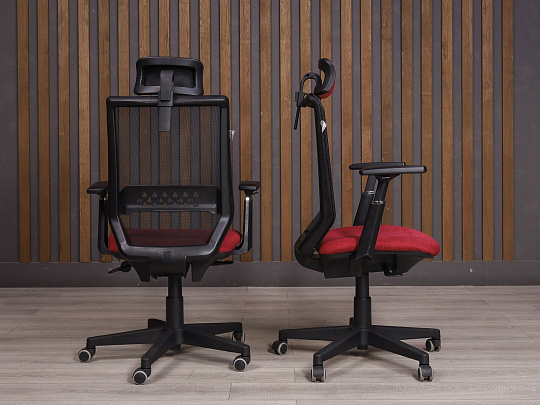 Офисное кресло Бюрократ EXPERT Ткань Красный Россия