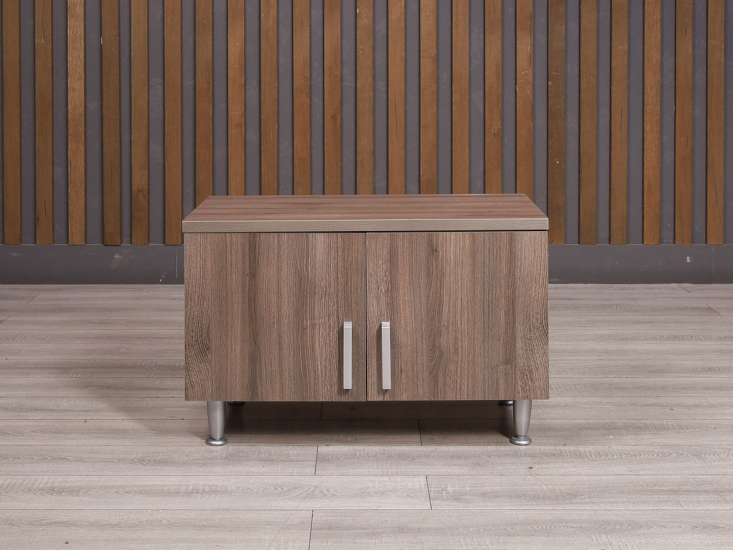 Тумба под оргтехнику ДСП Ясень шимо Россия (24374-21085)