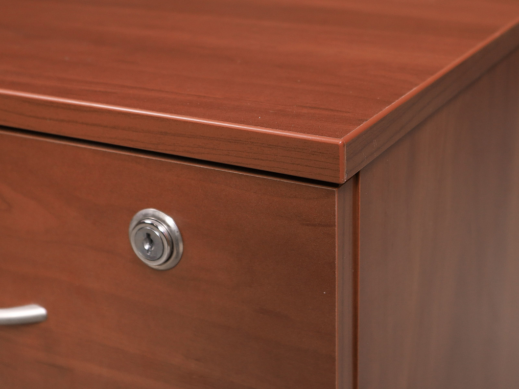 Тумба подкатная ДСП Вишня Россия (241551-24105)