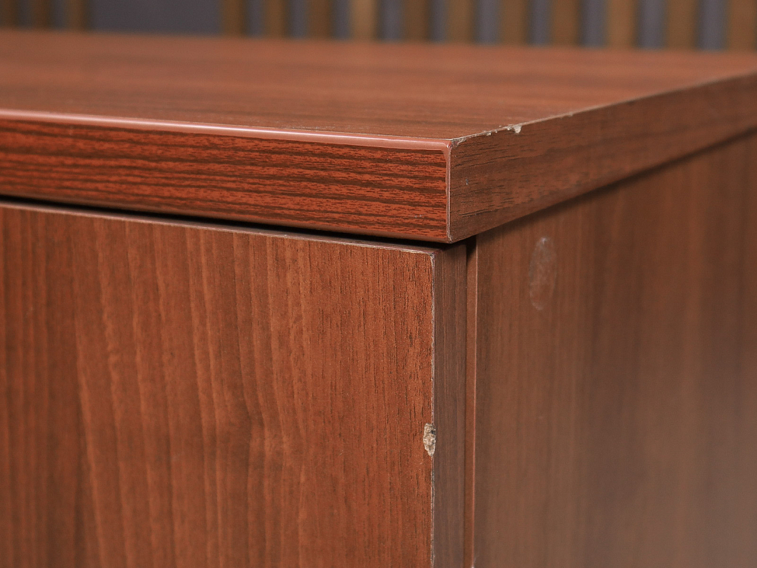 Тумба под оргтехнику ДСП Орех Россия (243511-08105)