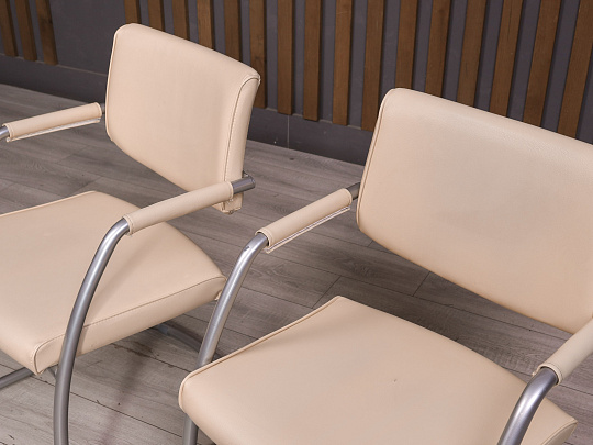 Конференц-кресло Искусственная кожа Бежевый Россия