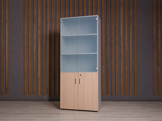 Шкаф для документов ДСП Ясень шимо Россия