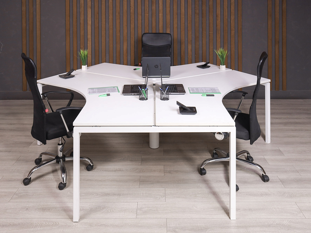 Комплект офисной мебели ДСП Белый Россия (22611-08115)