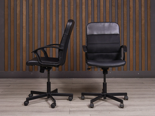 Офисное кресло IKEA Искусственная кожа Чёрный Россия