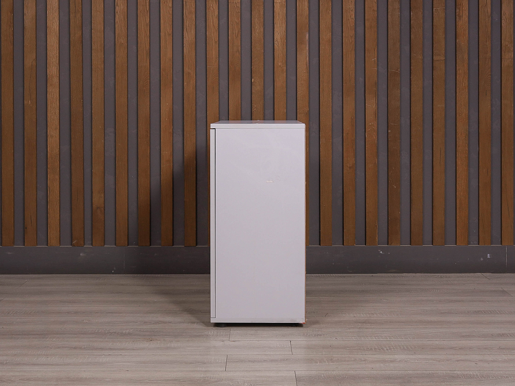 Тумба под оргтехнику ДСП Серый Россия (243645-28105)