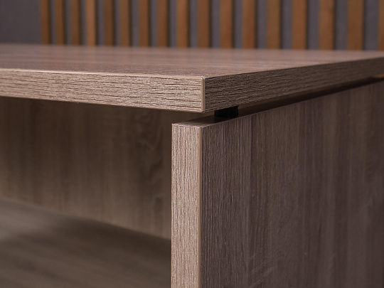 Стол эргономичный ДСП Ясень шимо Россия