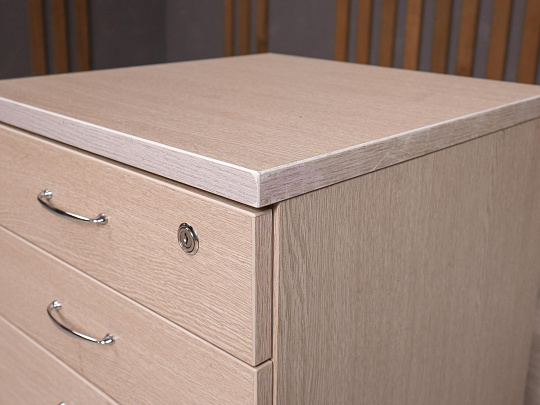 Тумба подкатная ДСП Ясень шимо Россия