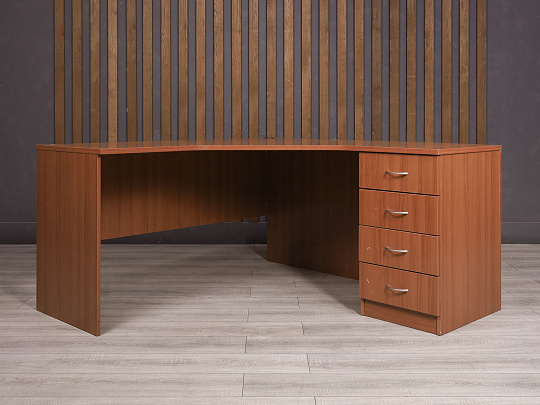 Стол с тумбой ДСП Орех Россия