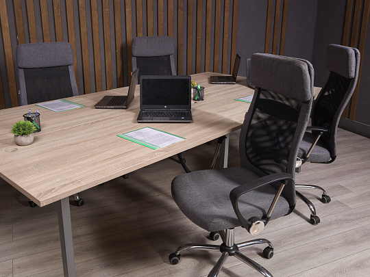 Комплект офисной мебели ДСП Ясень шимо Россия