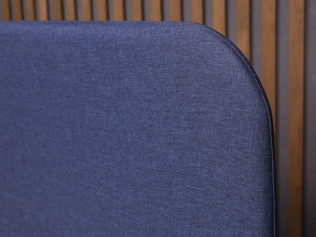 Настольный экран Перегородка Ткань Синий Россия (6268-20105)