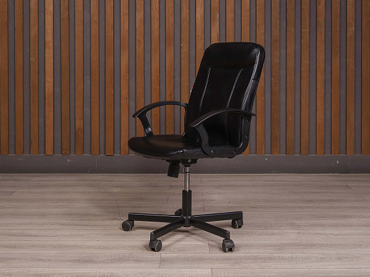 Офисное кресло Easy Chair Искусственная кожа Чёрный Россия