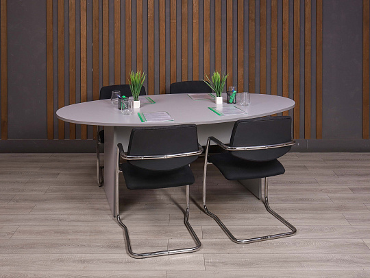 Стол для переговоров ДСП Серый Россия