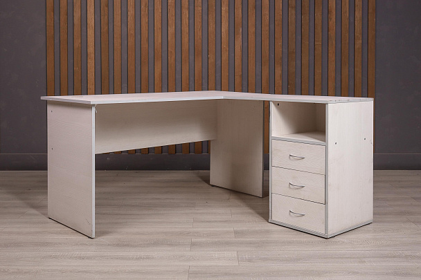 Стол с тумбой ДСП Дуб Россия