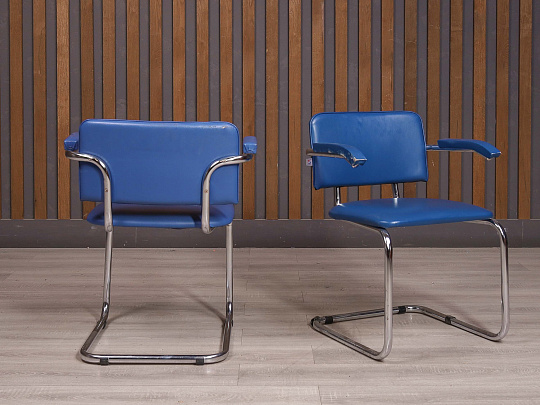 Офисный стул Искусственная кожа Синий Россия