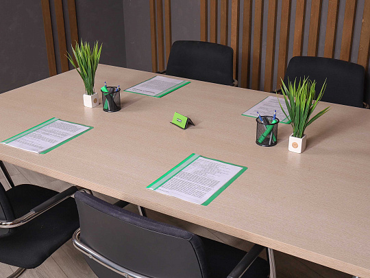 Стол для переговоров ДСП Ясень шимо Россия