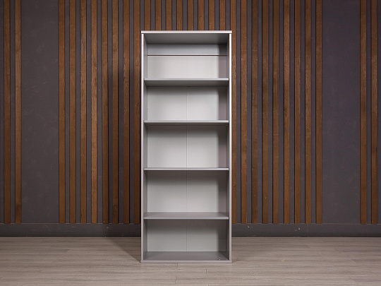 Шкаф-стеллаж для документов ДСП Серый Россия