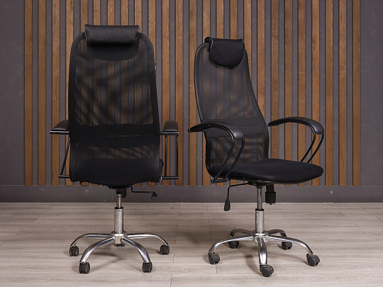 Офисное кресло Metta Соло Ткань Чёрный Россия