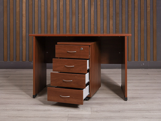 Стол с тумбой ДСП Вишня Россия