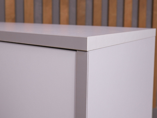 Тумба под оргтехнику ДСП Серый Россия