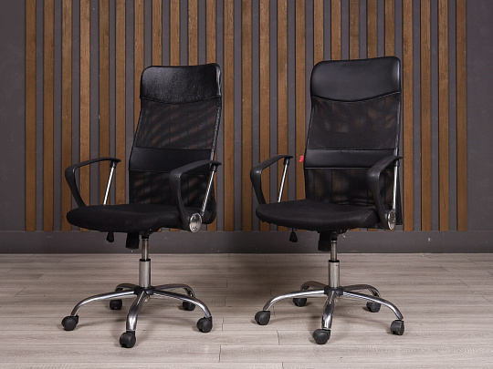 Офисное кресло ДЭФО Ткань Чёрный Россия