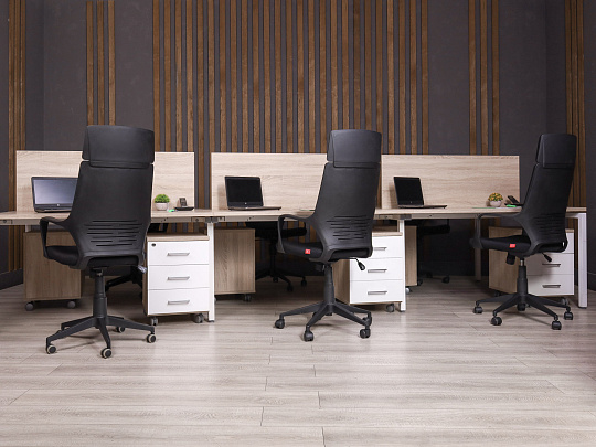 Бенч система на 6 рабочих мест ДСП Ясень шимо Россия