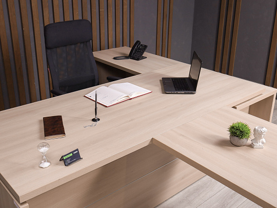 Стол руководителя ДСП Ясень шимо Россия