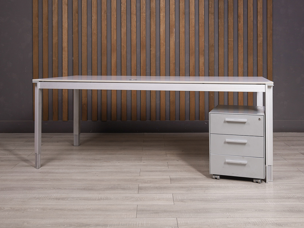 Стол с тумбой ALEA Металл Серый Италия (2164-28105)