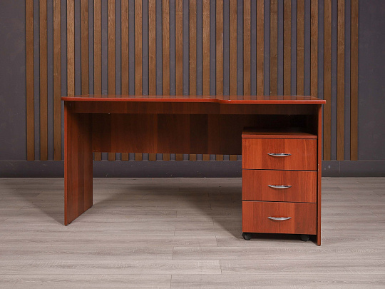 Стол с тумбой ДСП Вишня Россия