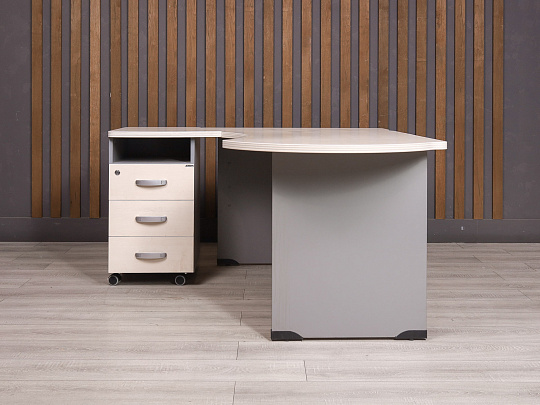 Стол с тумбой Berlin ДСП Дуб Россия