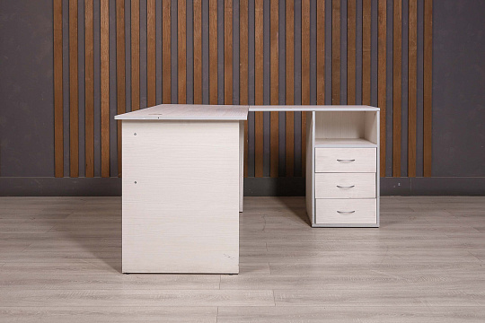 Стол с тумбой ДСП Дуб Россия