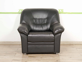 Кресло мягкое Карелия 950x900 Искусственная кожа Чёрный Россия