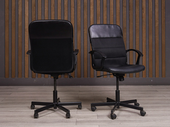 Офисное кресло IKEA Искусственная кожа Чёрный Россия