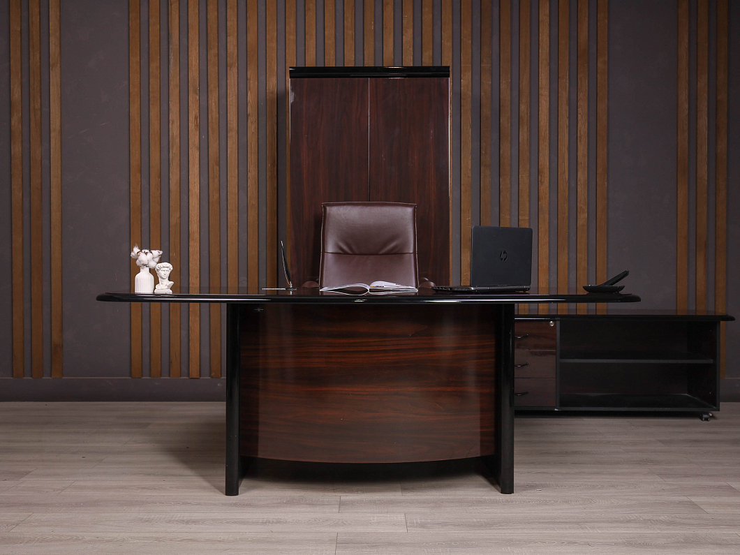 Кабинет руководителя Goodfurniture Cannes МДФ Махагон Италия (1151-10066)