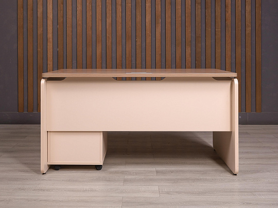 Стол с тумбой ДСП Ясень шимо Россия