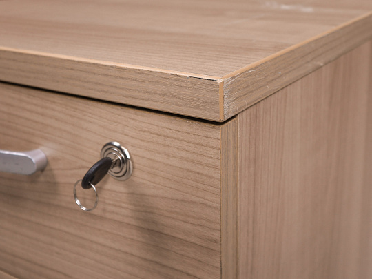 Тумба подкатная ДСП Ясень шимо Россия