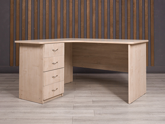 Стол с тумбой ДСП Дуб Россия