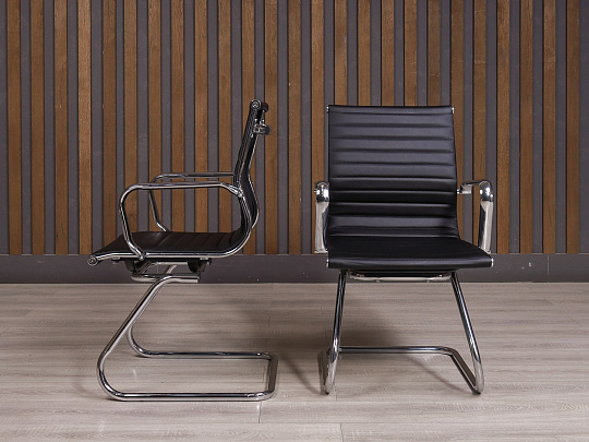 Конференц-кресло Бюрократ Искусственная кожа Чёрный Россия