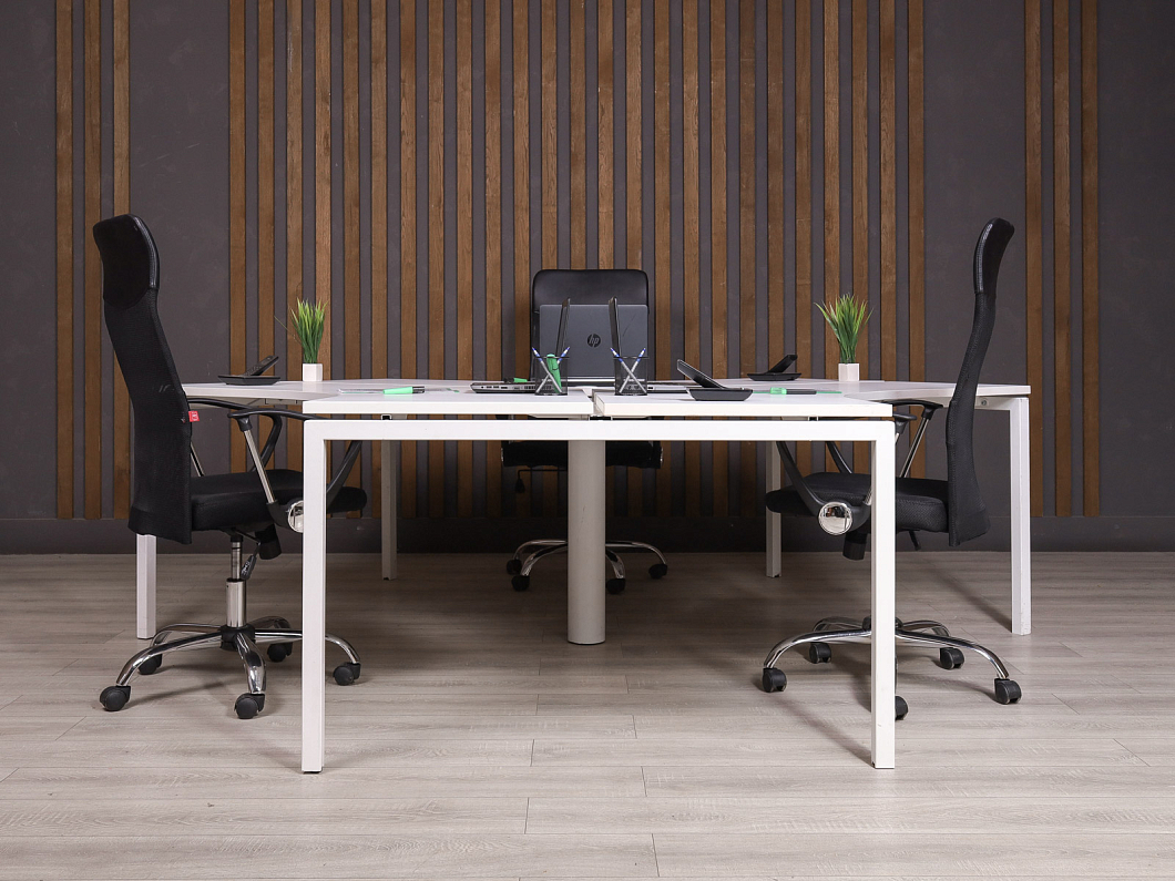 Комплект офисной мебели ДСП Белый Россия (22611-08115)