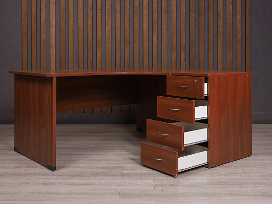 Стол с тумбой ДСП Вишня Россия