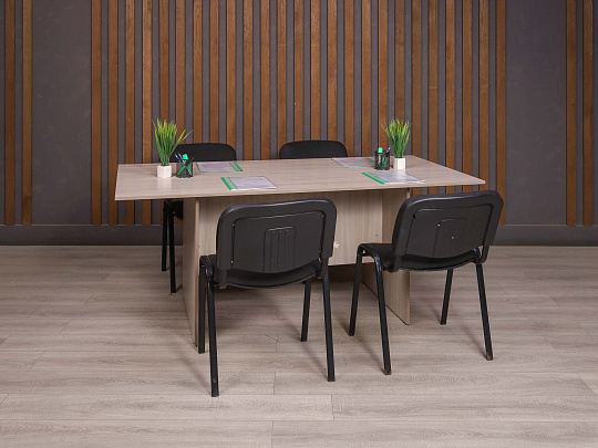 Стол для переговоров ДСП Ясень шимо Россия