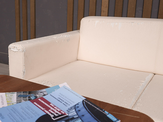 Диван ДЭФО Искусственная кожа Белый Россия