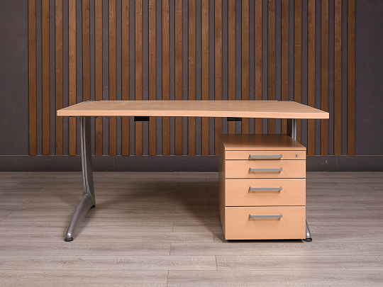 Стол с тумбой Steelcase ДСП Бук США