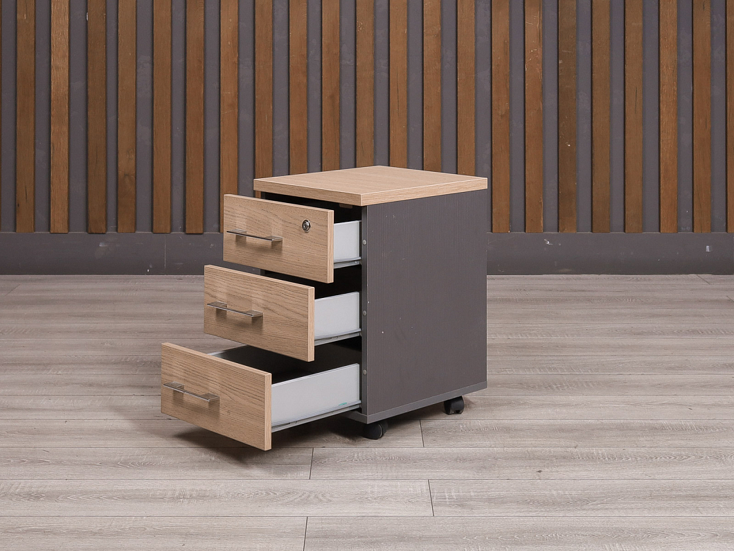 Тумба подкатная ДСП Ясень шимо Россия (24174-02105)