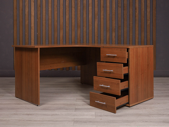 Стол с тумбой ДСП Орех Россия